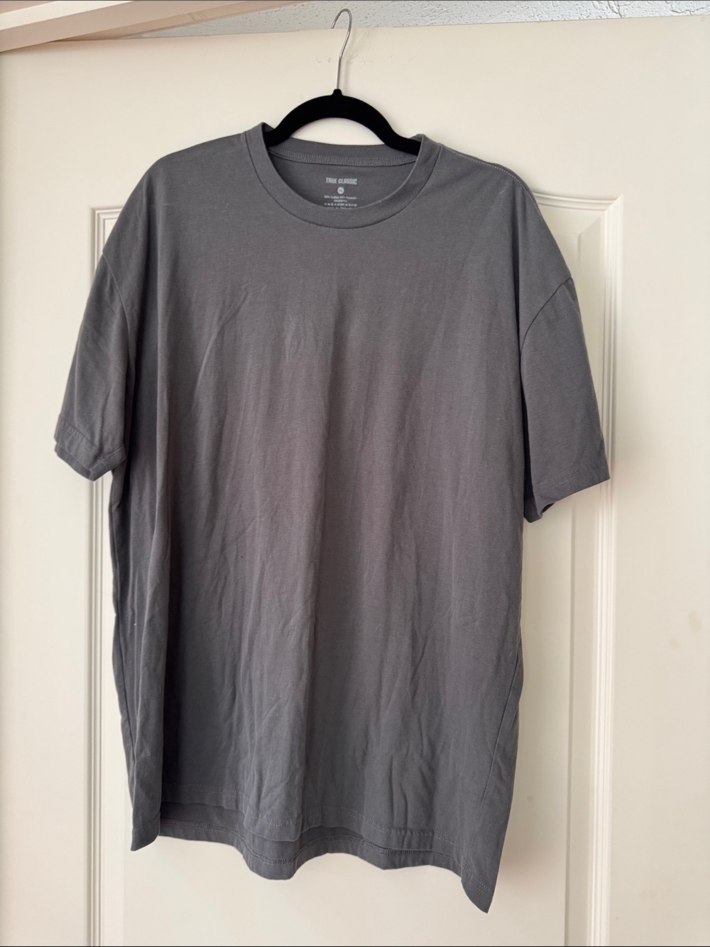 Men's Short Sleeve Crew Neck T-Shirt - Charcoal Gray